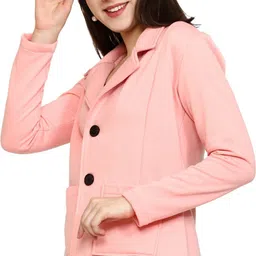 roarerss POLY FLEECE Solid Coat For Women image 4