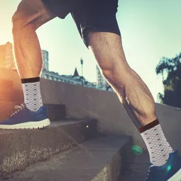 husskinz Men Self Design, Argyle, Embellished Mid-Calf/Crew, Calf Length image 2