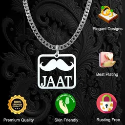 d2fashion Jaat Logo Metal Pendant image 4