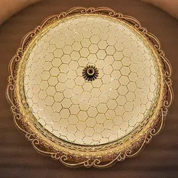 svah Crystal Ceiling Round Light and Modern LED Chandelier light 16 inch Chandelier Ceiling Lamp image 4