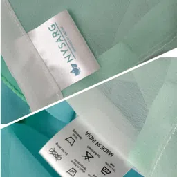 nysarg 213 cm (7 ft) Polyester Semi Transparent Door Curtain Single Curtain image 3