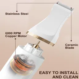 MEDITIVE Cordless 2 IN 1 Waterproof Rechargeable Women Fully Waterproof Trimmer 60 min Runtime 2 Length Settings image 5