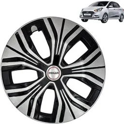 prigan Xcent Signature Silver Black 14 INCH Wheel Cover For HYUNDAI Xcent-picture-30