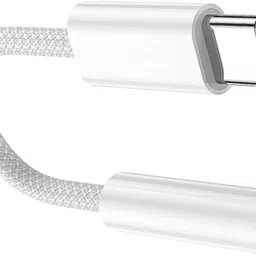 Syshri Supported I Phone 15/16 USB-C to Aux Original Adapter | Type C to 3.5mm Converter for Music Phone Converter image 1