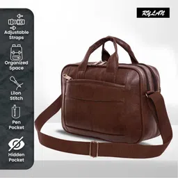 raylan Men & Women Brown Messenger Bag-picture-25