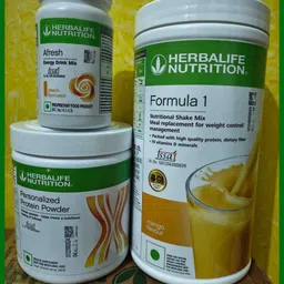 herbal nutrition life FORMULA 1 WEIGHT LOSS COMBO MANGO SHAKE AFRESH PEACH & PARTEIN POWDER 200GM Protein Shake-picture-31