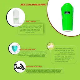 captain REGULAR SHINGUARDS Football Shin Guard image 3