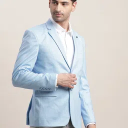 turtle Men Checkered Single Breasted Casual Blazer image 3