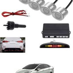 peeps store Universal 4 Silver Reverse Parking Sensor-PS25N375 Universal 4 Silver Reverse Parking Sensor-PS25N375 Parking Sensor-picture-26