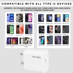 RoarX 25 W PPS 3 A Wall Charger for Mobile image 4