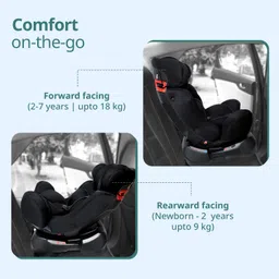 luvlap Galaxy Convertible for & Kids from 0 Months to 7 Years, Baby Car Seat image 5