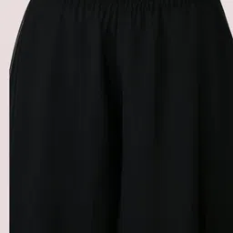 kvish Women Relaxed Black Georgette Trousers image 2