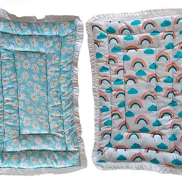 ocean New Born Baby Bed Mattress |Godari | Sleeping Mattress Unique Design set of 2-picture-19