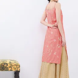 ketch Women Printed Cotton Blend Ethnic Dress image 2