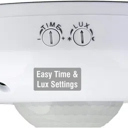 Pace-Innovations White PIR Motion Sensor Switch with LUX Control & Energy Saving 220-240V AC Smart Switch image 4