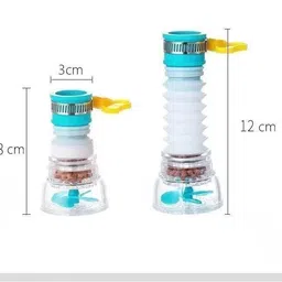 tava Rotatable Nozzle Adapter Tap Extender for Kitchen and Bathroom Sink (Pack of 02) Tap Mount Water Filter image 2