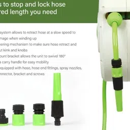 Sandy Winds 30m Retactable Garden Hose reel Garden Hose Stand image 4