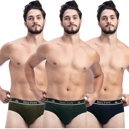 milton Pack of 3 Solid Men Brief-picture-31