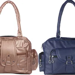 msk collection Women Gold, Blue Messenger Bag-picture-18