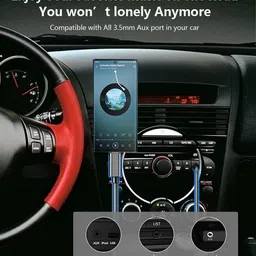 C & E Black, Red USB C to 3.5mm Aux Cord for OnePlus 7Pro/7/6t- 1.3 Meter Phone Converter image 4