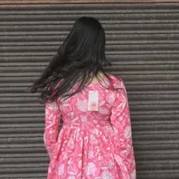 jivansh fab Casual Regular Sleeves Printed Women Pink Top image 4