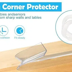 idona creation 3 Meter Baby Proofing Edge Strip with Corner Protectors for Table & Bed image 2