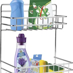 fashion kitchen Kitchen Rack Stainless Steel Detergent Holder Bathroom Rack Multipurpose Rack Shower Grab Bar-picture-26