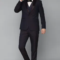 louis philippe Men Single Breasted - 2 button Solid Suit image 2