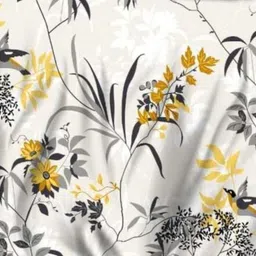 radecor 400 TC Cotton Blend Queen Floral Flat Bedsheet image 2