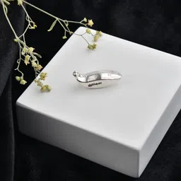 dhruvs collection Black Silver 925 Banana - Kela for Pooja, Mandir Decoration & Gifting Decorative Showpiece - 4 cm image 4