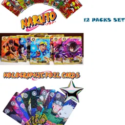 New Naruto Shinning cards set of 12 packs-image-9