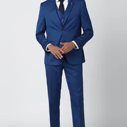 van heusen Men Single Breasted Solid Suit image 3