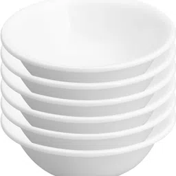 neena crockeries Plastic Sauce Bowl Acrylic PVC Free Unbreakable Food Grade Round Dip-picture-12