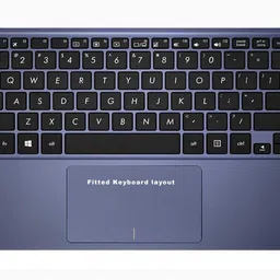 Prefect workmate Chiclet for Asus Zenbook UX32 - Black::Transparent Laptop Keyboard Skin image 5