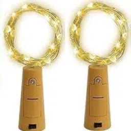 stare Bottle Lights LED Copper WireBattery Operated | 2 Meter | (Warm White) LED Wheel Reflectors-picture-46