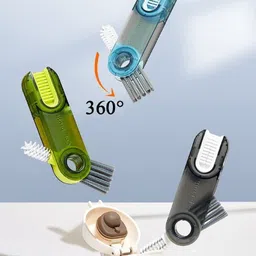 shrines 3 in 1 Bottle gap Cleaner Brush Cleaner Tool Multifunctional Cleaning Brush image 2