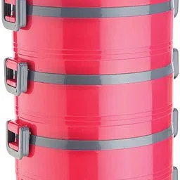 jayco Home Meal 4 layer Insulated lunch box Pink 4 Containers Lunch Box-picture-21