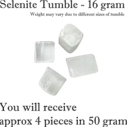 treemaison SELENITE-TUMBLE-50GRAM Regular Round Crystal Stone-picture-20