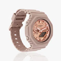 casio Women Rose Gold Dial Pink Resin Strap Analog-Digital Watch - For Women G1460 (GMA-S2100MD-4ADR) image 3
