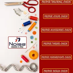 noise Net Embroidered White Women Dupatta image 5