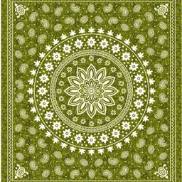 bharatlinen 144 TC Cotton King Jaipuri Prints Flat Bedsheet image 4