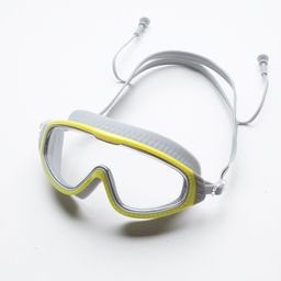 aarika Unisex Siilicone Yellow-Grey Swimming Goggles Leakproof Anti Fog Glass-picture-44