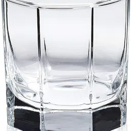 keitsi (Pack of 2) Octagon Rocks Glass with Lead-Free Crystal Glass Set Whisky Glass image 3