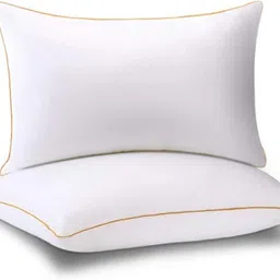 rubi creation Microfibre Sleeping Pillow Pack of 1 Solid image 1