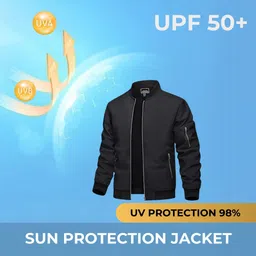 Mia Fashion Stylish Men's Windcheater Lightweight Windproof Jacket Solid Men Wind Cheater image 4