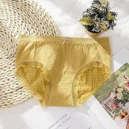 deermi fashion Pack of 3 Women Bikini Multicolor Panty image 2