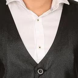 nu abc Solid Men Waistcoat image 5