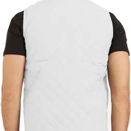 elanhood Men Solid Quilted Jacket image 2