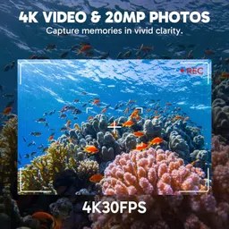 Akaso EK-7000-PRO 4K30fps Action Camera with Touch Screen EIS 131ft Waterproof Underwater Camera Sports and Action Camera image 2