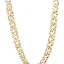 AQUASTREET Set Of 2 Gold-Plated Cuban Link Chain Necklace with Bracelet image 4